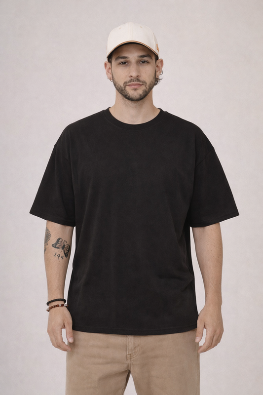 Cofra Radiant Tee Black — camiseta edición limitada minimalista hecha en Ecuador, COFRA STUDIO